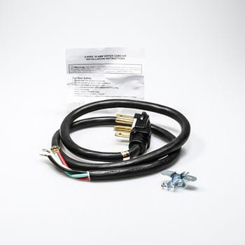 6 ft. 10/4 30 Amp 4-Prong Dryer Power Cord, Grey