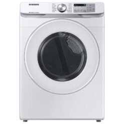 Samsung - 7.5 Cu. Ft. Stackable Smart Electric Dryer with Sensor Dry - White