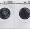 Samsung 5.1 cu. ft. Extra-Large Capacity Smart Front Load Washer & 7.5 Cu. Ft. Smart Electric Dryer with Sensor Dry in White