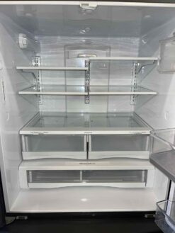 Alternative view of GE Profile Series 22.2 cu. ft. French Door Refrigerator with Hands-Free AutoFill - Black Slate