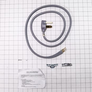 GE Dryer Plugs and Cords for Universal for most free-standing electric dryers with a 3-prong receptacle
