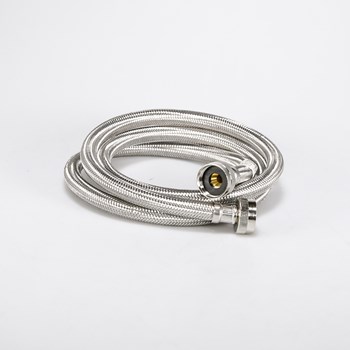 2-Pack Premium Stainless Steel Washing Machine Hoses -
