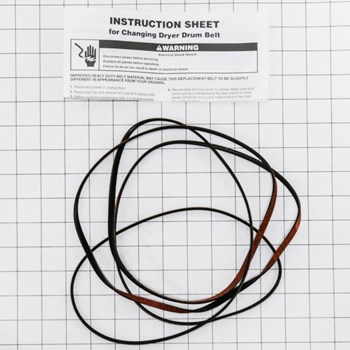 Alternative view of Whirlpool 341241 Dryer Drive Belt OEM