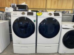 Samsung 4.5 cu. ft. Front Load Washer & 7.4 cu. ft. Dryer (Gas) Set - White