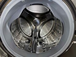 Alternative view of LG 5.8 Cu. Ft. Energy Star Rated Front Load Washer and 9.0 Cu. Ft. Electric Dryer Black Stainless Steel Model:WM9500HKA-DLEX9500K