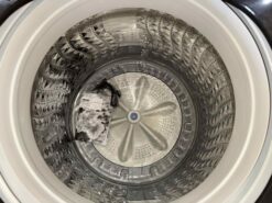 Alternative view of Samsung 4.5 cu. ft. Capacity Top Load Washer with Active WaterJet & 7.4 cu. ft. Gas Dryer with Sensor Dry in Brushed Black