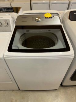 Samsung - 5.4 Cu. Ft. High-Efficiency Top Load Washer with Active WaterJet - White