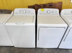 Hotpoint by GE 3.8 cu. f.t Top Load Washer & 7.2 cu. ft. Dryer (Electric) Set
