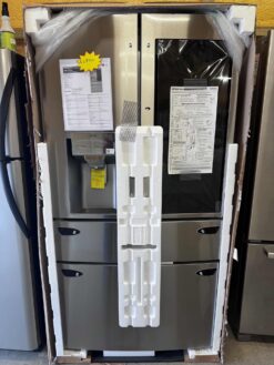 LG 36 Inch Smart French Door Craft Ice™ Refrigerator with 29.5 Cu. Ft. Capacity, InstaView™ Door-in-Door®, Full-Convert™ Drawer, Dual Ice Maker, Child Lock, Door Alarm, Smart Cooling Plus™, WiFi, and ENERGY STAR® Qualified: PrintProof™ Stainless Steel