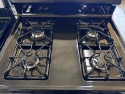 Alternative view of GE 4.2 cu. ft. Range (Gas) in Gloss Black