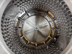 Alternative view of Samsung 28 Inch Top Load Washer with 5.0 Cu. Ft. Capacity, Super Speed, Active WaterJet, EZ Access, VRT Plus™ Technology, 12 Wash Cycles, Deep Fill, Smart Care, Child Lock, and ENERGY STAR® Certified: Fingerprint Resistant Black Stainless Steel