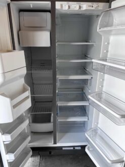 Alternative view of Whirlpool 25.4 cu. ft. Side by Side Refrigerator - Monochromatic Stainless Steel