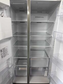 Alternative view of Samsung 27.4 cu. ft. Large Capacity Side-by-Side Refrigerator in Stainless Steel