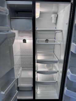 Alternative view of GE® 25.0 Cu. Ft. Stainless Side-By-Side Refrigerator with Dispenser