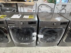 LG 5.2 cu. ft. Mega Capacity Smart wi-fi Enabled Front Load Washer with TurboWash® and Built-In Intelligence & .0 cu. ft. Mega Capacity Smart wi-fi Enabled Front Load Electric Dryer with TurboSteam™ and Built-In Intelligence