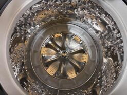 Alternative view of LG 5.0 cu. ft. Top Load Energy Star Washer with Impeller, TurboDrum™, SlamProof® Glass Lid, & Water Plus & 7.3 cu. ft. Ultra Large Capacity Rear Control Electric Energy Star Dryer with Sensor Dry