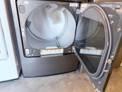 Alternative view of LG 7.3 cu. ft. Smart Rear Control Electric Energy Star Dryer with Sensor Dry & Steam Technology