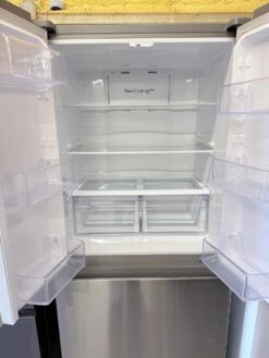 Alternative view of Samsung 17.5 cu. ft. 3-Door French Door Smart Refrigerator in Stainless Steel, Counter Depth