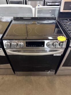 LG 30 in. 6.3 cu. ft. Smart Electric Range with Fan Convection, Air Fry & EasyClean in PrintProof Stainless Steel