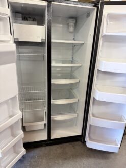 Alternative view of GE 25 cu. ft. Side by Side Refrigerator - Stainless Steel