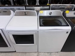 GE 5 cu. ft. Top Load Washer & 7.5 cu. ft. Dryer (Electric) Set