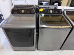 Samsung 4.5 cu. ft. Top Load Washer & 7.4 cu. ft. Dryer (Electric) Set