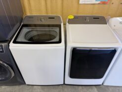 Samsung 5 cu. ft. Top Load Washer & 7.4 cu. ft. Dryer (Gas) Set